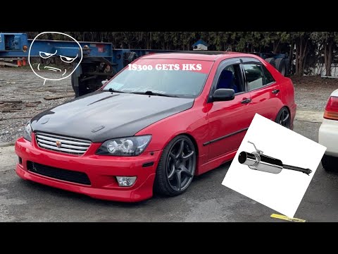 Is300 Gets HKS Hi Power Exhaust!
