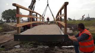 preview picture of video 'Brug Limmen/Castricum'