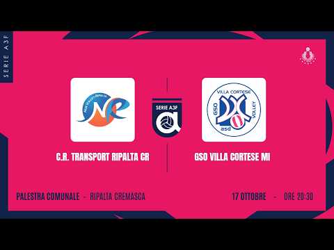 C.R. TRANSPORT RIPALTA CR - GSO VILLA CORTESE MI | 1A | A3F |