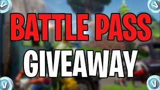 Fortnite Season 10 Battle Pass Giveaway