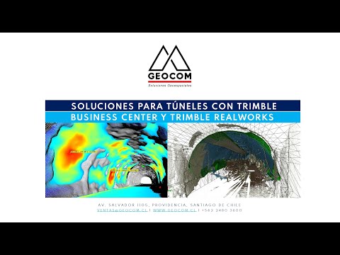 Webinar | Soluciones para Túneles con Trimble Business Center y Trimble RealWorks