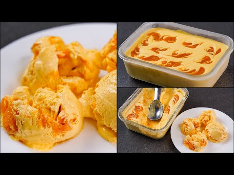 MANGO ICE CREAM RECIPE | EASY MANGO ICE CREAM | HOME MADE MANGO ICE CREAM | SOFT & CREAMY ICE CREAM