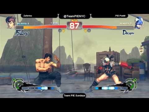 USF4 @ Team PIE Sundays - Zaferino (Fei Long) vs PIE PoeM (Decapre)