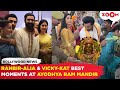 Ranbir Kapoor Alia Bhatt Vicky Kaushal Katrina Kaif S UNSEEN Moments From Ayodhya Ram Mandir