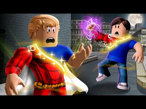 He SWITCHED BODIES With A SUPERHERO! (A Roblox Movie)