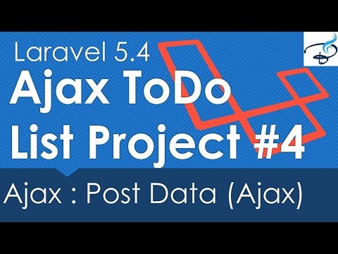 Laravel 5 4 Ajax ToDo List Project Ajax post Data 4