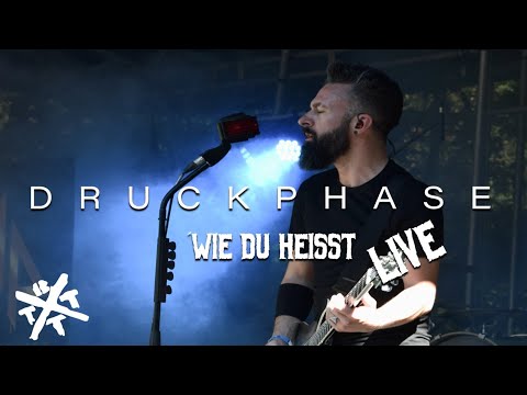 DRUCKPHASE - Wie du heisst LIVE (12.August 2022) Trafostation 61-Festival