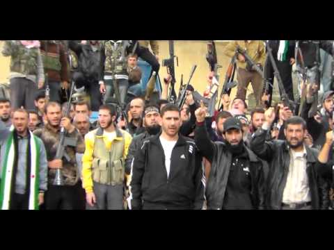 بيان تشكيل لواء الإيمان بالله في مدينة تلبيسة وريفها في حمص