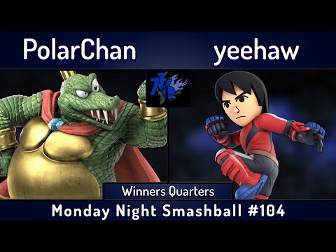 MNS # 104 | PolarChan (King K Rool) vs yeehaw (Mii Brawler) | WQF | SSBU Smash Ultimate