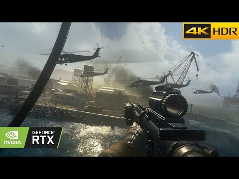 USMC Black Hawk Raid - Charlie Don't Surf | Call of Duty 4: Modern Warfare Remastered [4K | RTX]