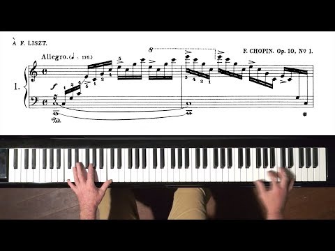 Chopin Etude Op.10 No.1 TUTORIAL Part 2 - P. Barton FEURICH piano