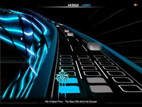Audiosurf: Not a Clever Pony - "The Stars Will Aid In Her Escape"