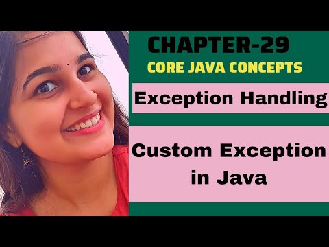 Custom Exception In Java Exception Handling In Java Java Tutorial For Beginners Ch 29