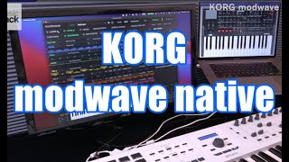 Video thumbnail for KORG modwave native Demo & Review by musictrackjp