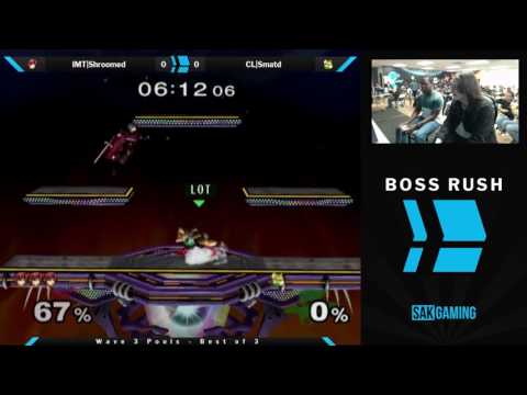 Boss Rush: Shroomed Pools - IMT|Shroomed (Marth) vs CL|Smatd (Fox)