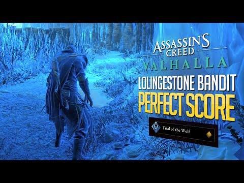 Trial of the Wolf (PERFECT SCORE GOLD) Lolingestone Bandit Mastery Challenge - AC Valhalla