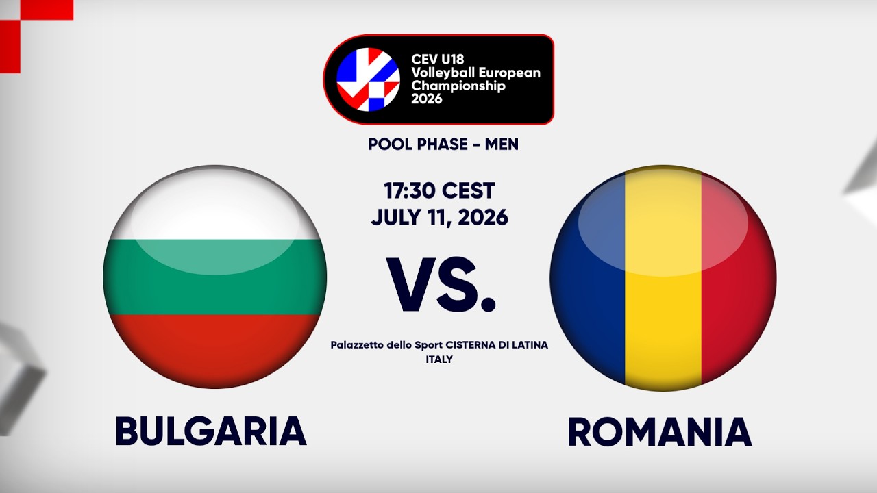 Full Match | Bulgaria vs. Romania | CEV U18 Volleyball European Championship 2026 | Men
