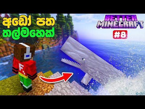 UNBELIEVABLE: Giant Whale Found in Better Minecraft PC Gameplay