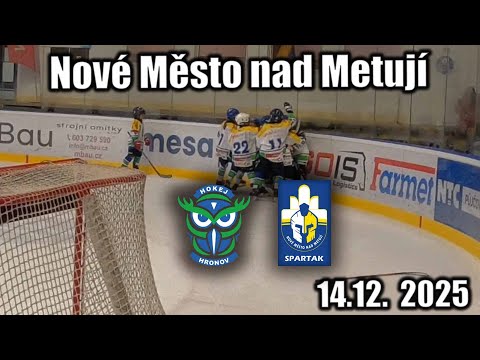 14.12. 2025  -  utkání HC Wikov Hronov vs Spartak Nové Město nad Metují