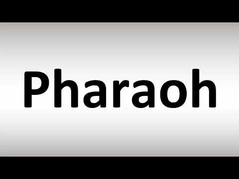 How to Pronounce Pharaoh