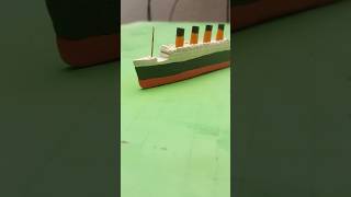 👉Cómo hacer el TITANIC con plastilina 🛳 #shorts