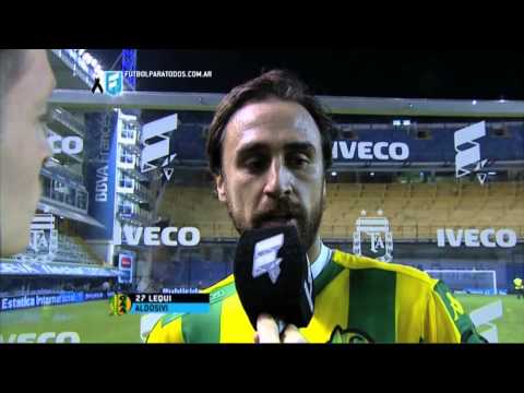 Lequi: "Es una cancha difícil". Boca 0 - Aldosivi 3. Fecha 13. Primera División 2015. FPT.