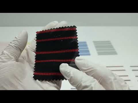 Stripe Rayon Nylon Polyester Woven Fabric (Item Code:FAB1456)