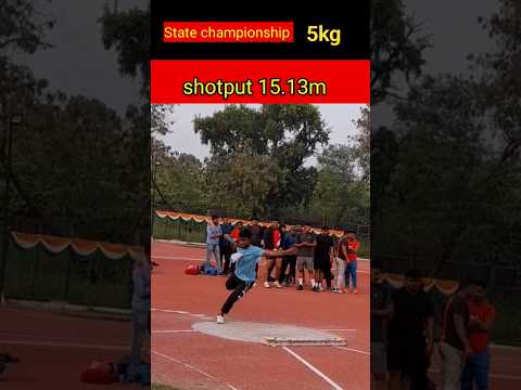 state championship shotput throw #athletics #school #shotput