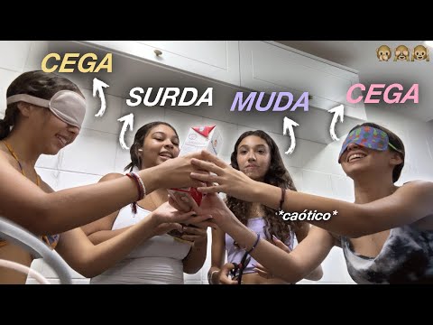 Blind, Deaf, and Mute Challenge: Making a *chaotic* chocolate cake 🙈🙉🙊 | Chabetai