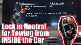 How to keep your BMW in Neutral when the Engine isn