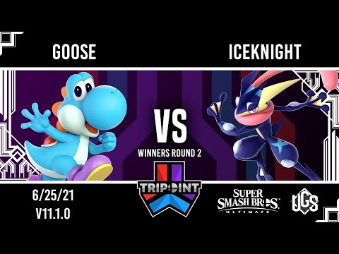 Tripoint Smash 102 - Winners Round 2 - Goose(Yoshi) Vs. IceKnight(Greninja)