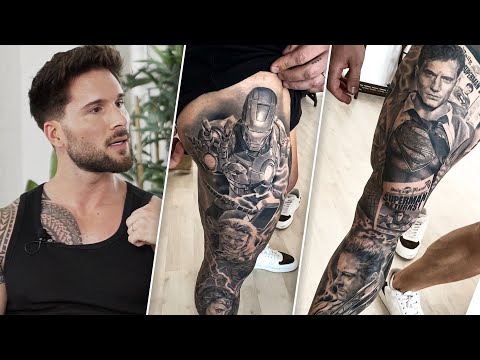 SERGIO FERAY lleva 300 HORAS de TATUAJES y una MANGA de DC & MARVEL 🤯