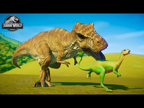 TREX🦖 Hunting down Herbivore Dinosaurs in 🌍Jurassic Park🌍