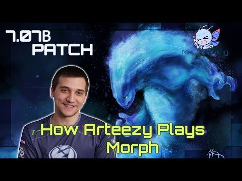 How Arteezy Plays Morphling - Patch 7 07b