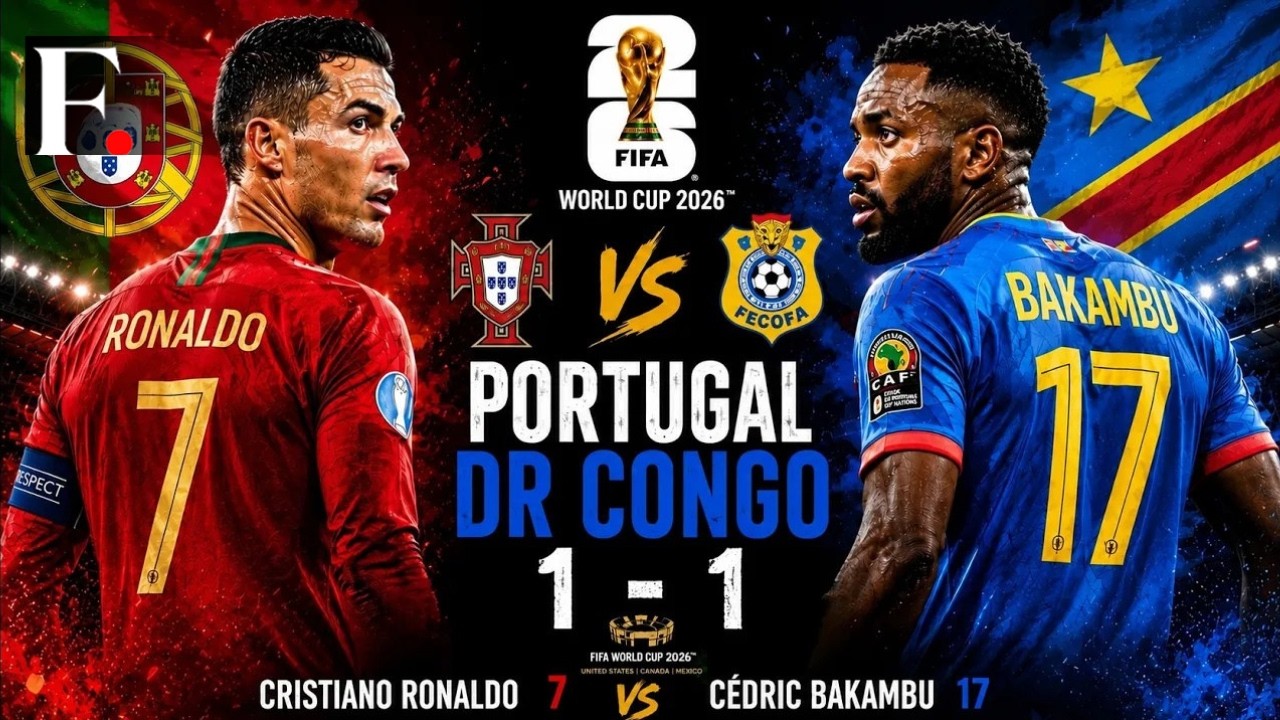 Portugal Held 1-1 by DR Congo in World Cup 2026 Opener