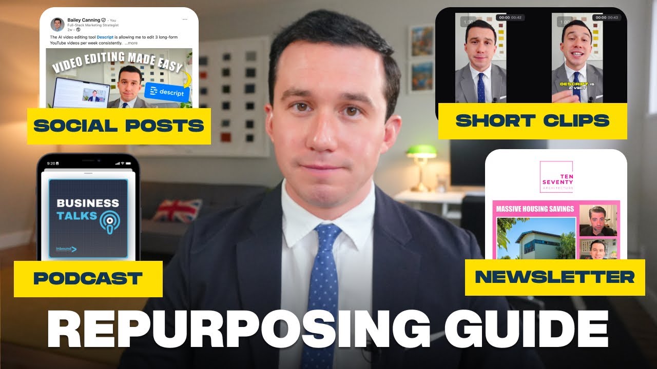 The Ultimate YouTube Repurposing Guide (Turn One Video Into WEEKS of Content)