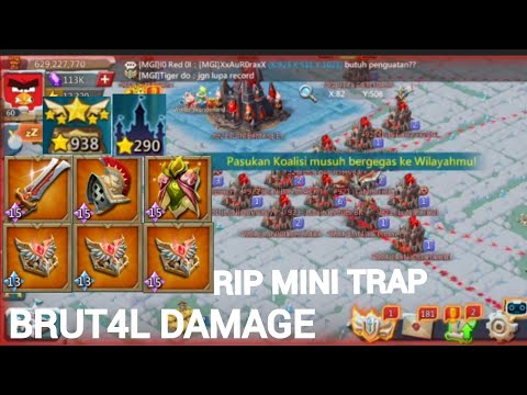 KVK..TITAN 11 K ASTRA 15 COME FOR MINI TRAP..INSANE DAMAGE..LORDS MOBILE