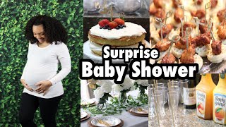 DIY photoshoot turned surprise Baby shower brunch!!