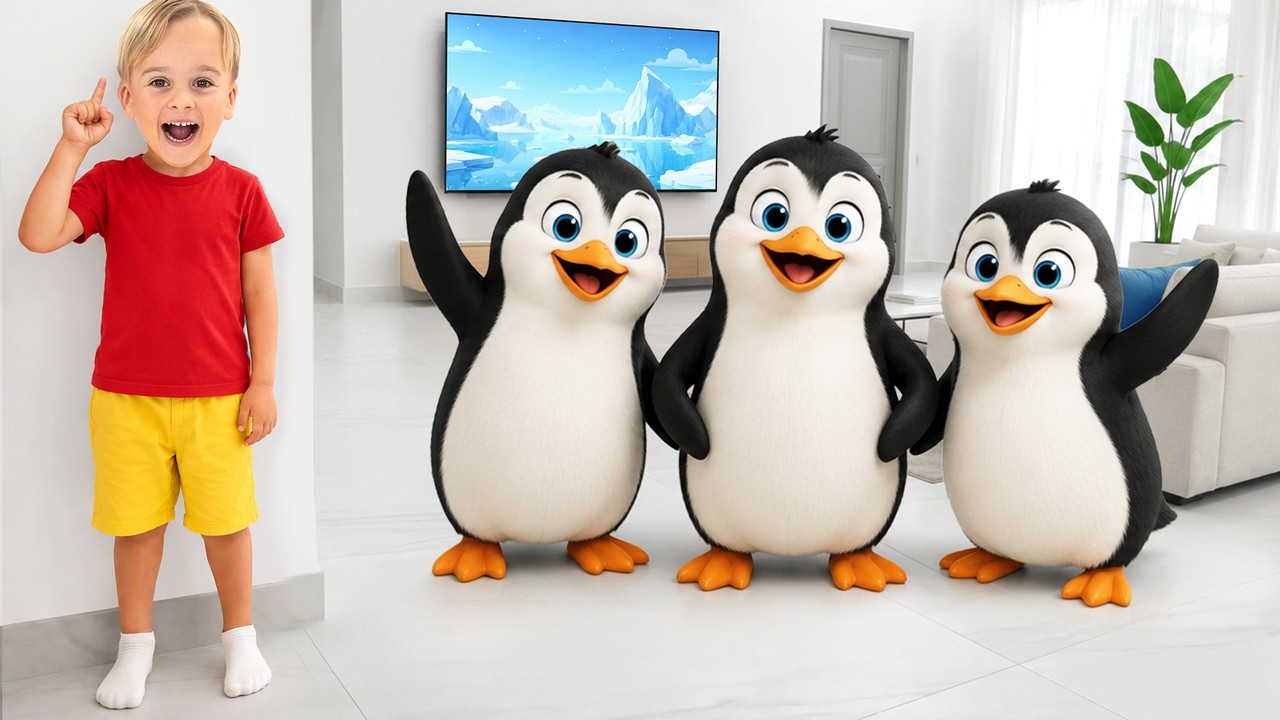 Wild Polar Animals in My House! Kids Learn Polar Animals Names & Fun Facts