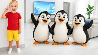 Wild Polar Animals in My House! Kids Learn Polar Animals Names & Fun Facts
