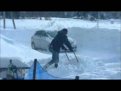 2013.3.21 冬の北海道の帰宅シーン  Scene of coming home in Hokkaido of winter