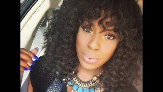 Dirty Diana Inspired Hair!!! Full Curly Wig with Bangs! Milky Way Que Deep