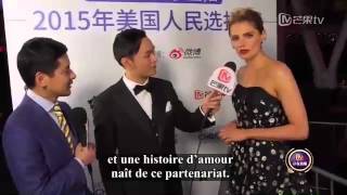 2015 Peoples Choice Awards Interview Stana Katic (hunantv) vostfr