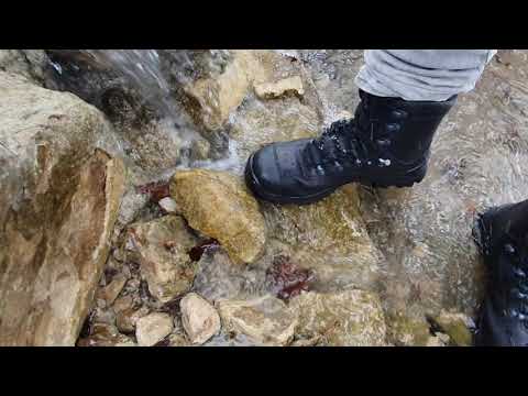 Haix X21 in ice water