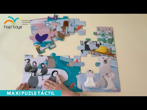 Cartel del vídeo de YouTube para Maxi puzzle táctil