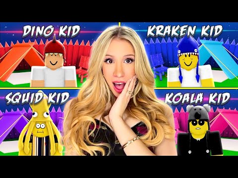 I BUILT EACH KID Their OWN BASE In 99 NIGHTS IN THE FOREST…