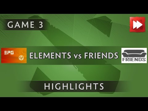 Elements Pro Gaming vs Friends [Game 3] WellPlay Invitational by VitalBet - Dota Highlights