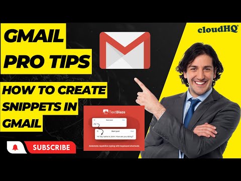 How to create snippets in gmail 2023, Email snippets, Cloud HQ, Text Blaze, gmail snippets extension