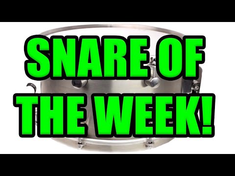 Stainless Steel Sensation: 7x13 VK Snare Drum Review - Snare of the Week