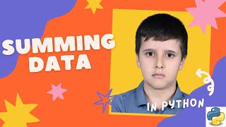 Summing Data in python